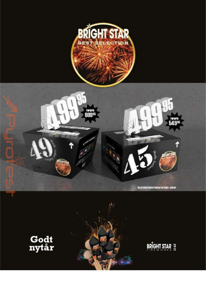 Bright star 2013 Pyrotest.dk