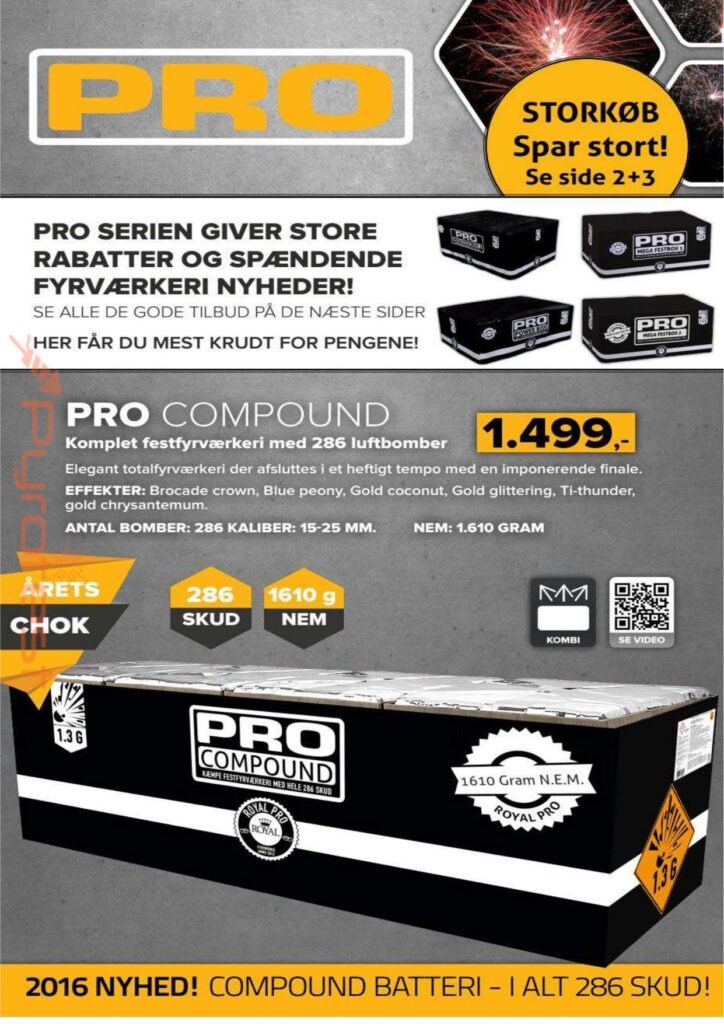 Royal pro 2016 Pyrotest.dk