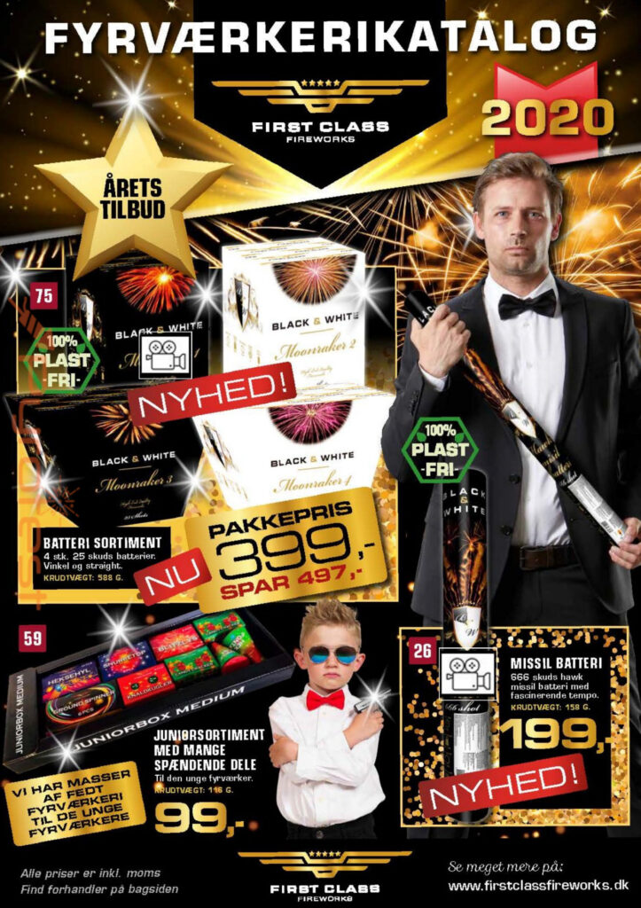 First Class Fireworks 2020 Pyrotest.dk