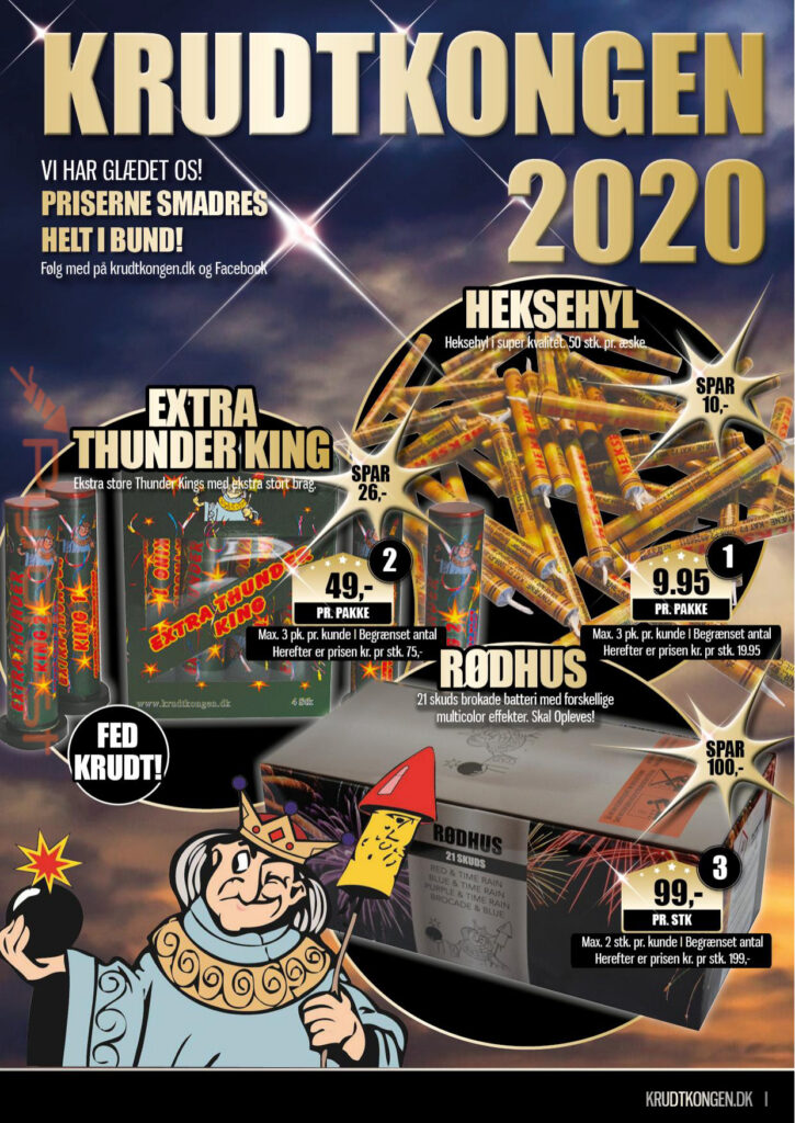 Krudt kongen 2020 Pyrotest.dk