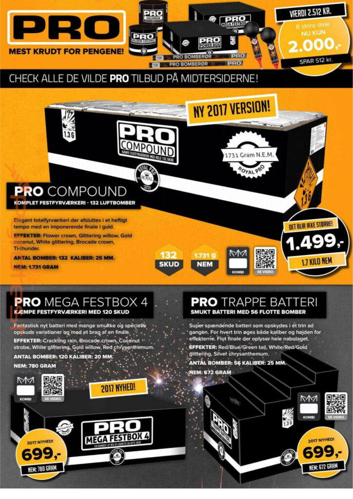 Royal pro 2017 Pyrotest.dk