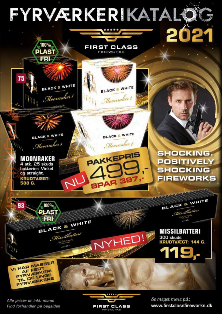 First Class Fireworks 2021 Pyrotest.dk