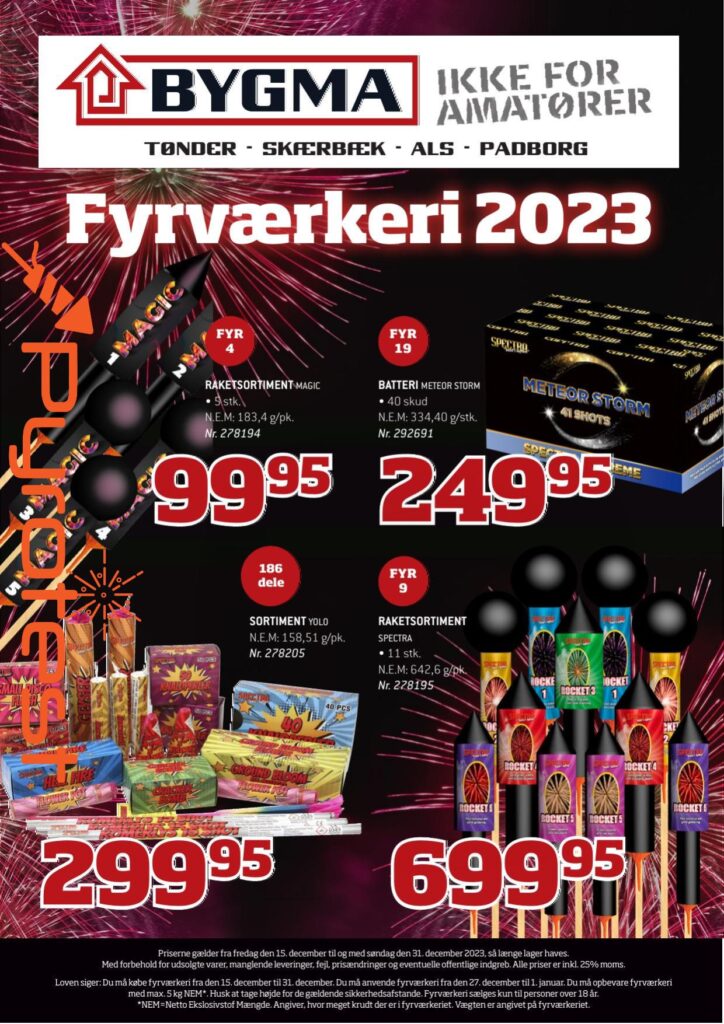 Bygma fyrvaerkeri 2023 med PT logo