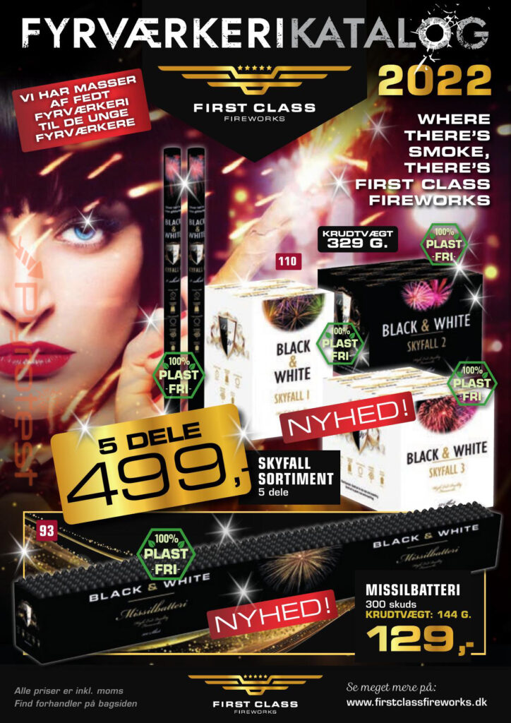 First Class Fireworks 2022 Pyrotest.dk